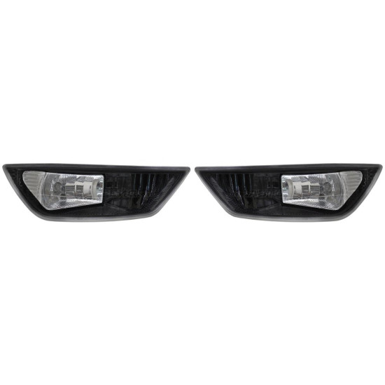 Фары противотуманные Дэу Нексия Daewoo Nexia N150 (2008-2016) комплект 2 штуки левая и правая SAT высокое качество