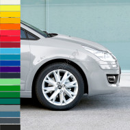Крыло переднее правое в цвет кузова Citroen C4 (2004-2010) без отверстия под повторитель пластиковое