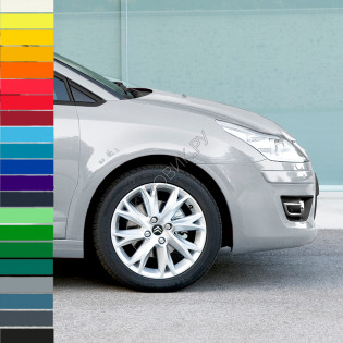 Крыло переднее правое в цвет кузова Citroen C4 (2004-2010) без отверстия под повторитель пластиковое