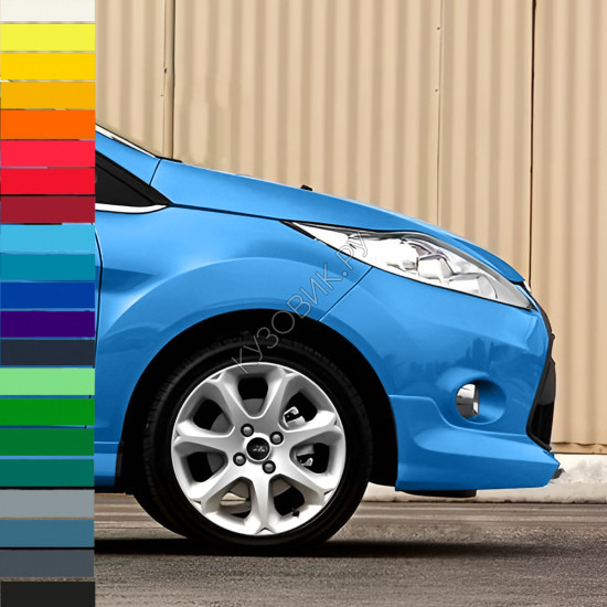 Крыло переднее правое в цвет кузова Ford Fiesta MK6 (2008-2012) без отверстия под повторитель Крыло переднее правое в цвет кузова Ford Fiesta MK6 (2008-2012) без отверстия под повторитель