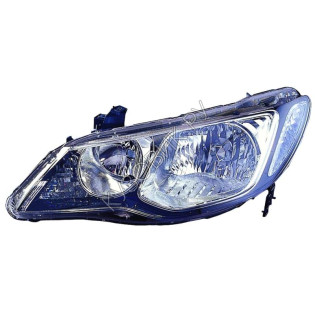 Фара левая Honda Civic 4D (2006-) DEPO