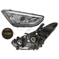 Фара HYUNDAI SANTA FE 12-16 прав галоген, под корректор DEPO