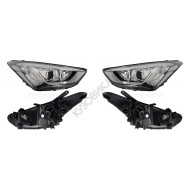 Фары Хендай Санта Фе Hyundai SantaFe 3 (2012-) комплект 2 штуки левая и правая SAT высокое качество