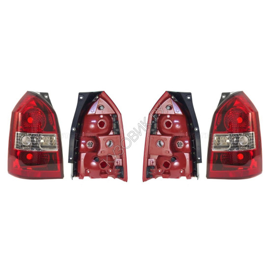 Фонари задние Хендай Туксон Hyundai Tucson 1 (2004-2010) комплект 2 штуки левый и правый TYC высокое качество