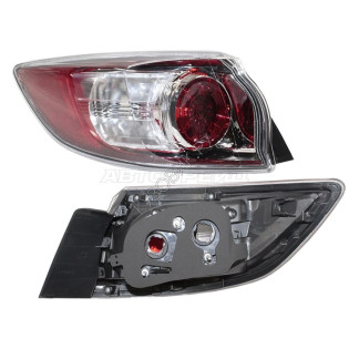 Фонарь задний MAZDA 3/AXELLA 08-13 лев 5D TYC