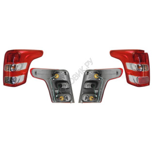 Фонари задние Митсубиси Л200 Mitsubishi L200 5 (2015-2019) комплект 2 штуки левый и правый SAT высокое качество
