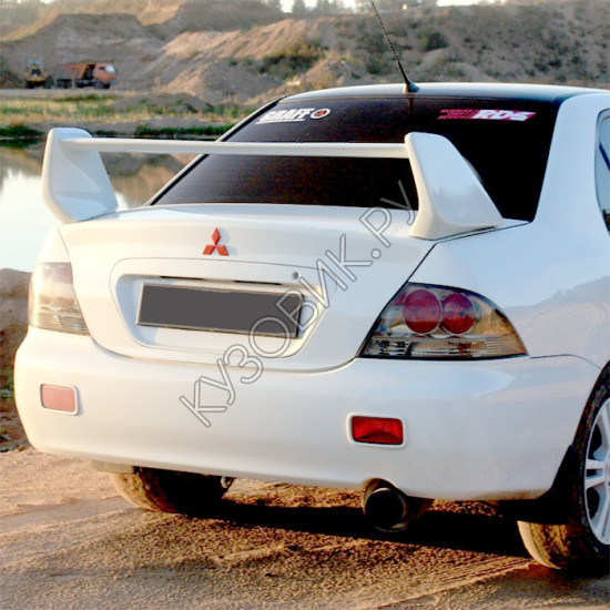 Бампер задний с отверстиями в цвет кузова Mitsubishi Lancer IХ (2000-2010) Бампер задний с отверстиями в цвет кузова Mitsubishi Lancer IХ (2000-2010)