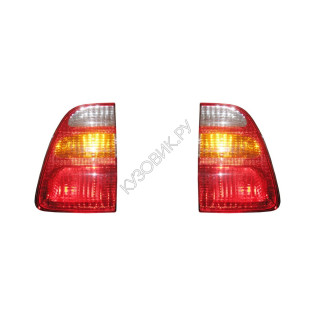 Фонари задние Тойота Лэнд Крузер Toyota LandCruiser 100 (1998-2007) комплект 2 штуки левый и правый DEPO высокое качество