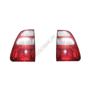 Фонари задние Тойота Лэнд Крузер Toyota LandCruiser 100 (1998-2007) комплект 2 штуки левый и правый SAT высокое качество