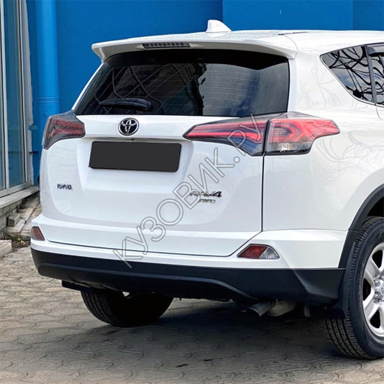Бампер задний в цвет кузова Toyota Rav4 4 СA40 (2016-2019) рестайлинг верхняя часть Бампер задний в цвет кузова Toyota Rav4 4 СA40 (2016-2019) рестайлинг верхняя часть