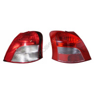 Фонари задние Тойота Ярис Toyota Yaris XP90 (2005-2010) комплект 2 штуки левый и правый SAT высокое качество
