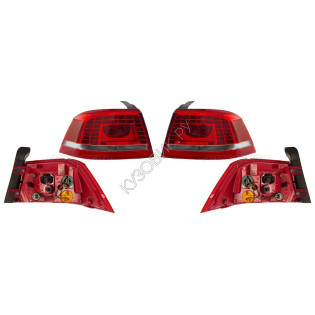 Фонари задние Фольцваген Пассат Volkswagen Passat B7 (2011-2014) комплект 2 штуки левый и правый SAT высокое качество
